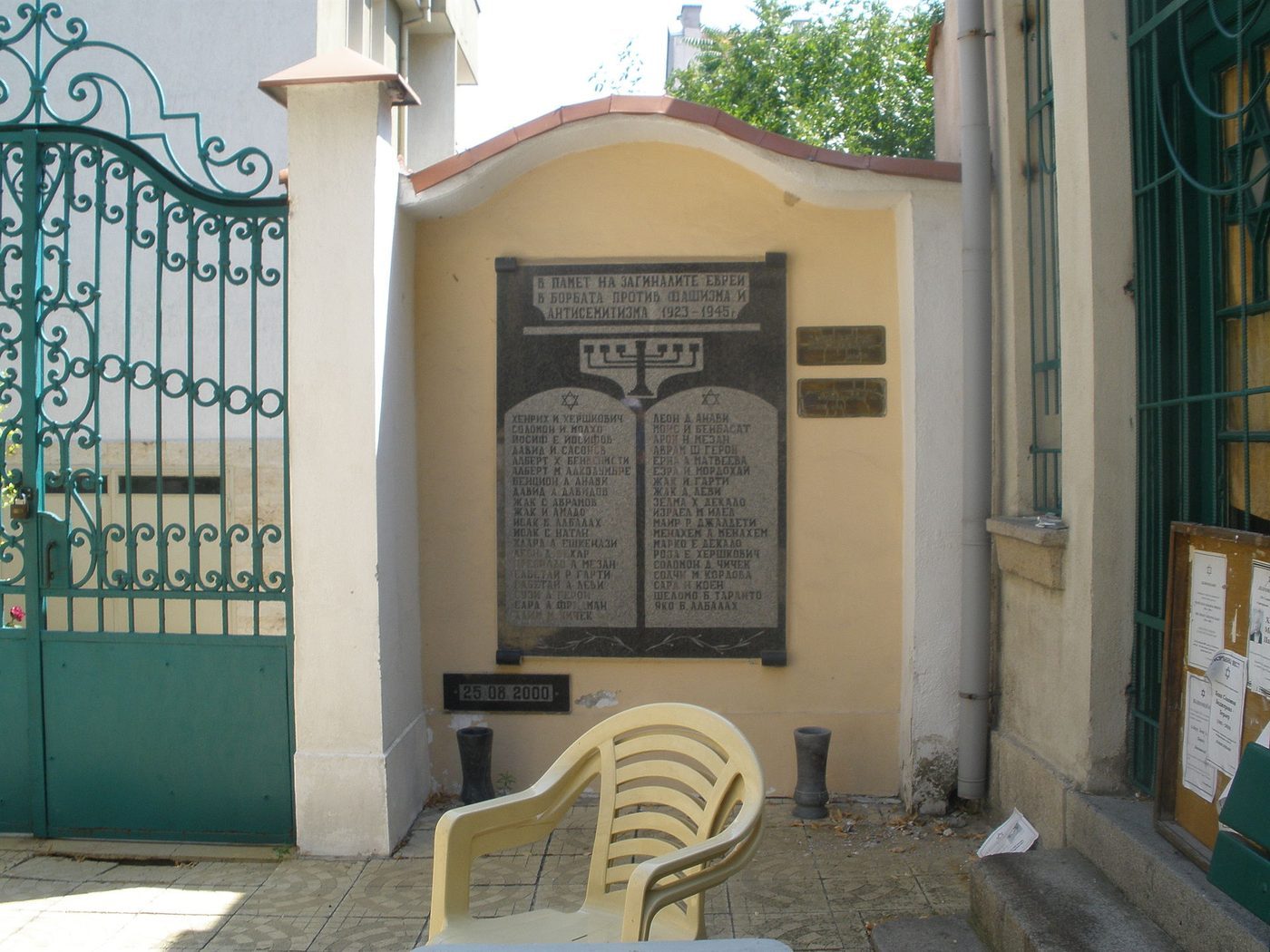 The synagogue in Plovdiv today.